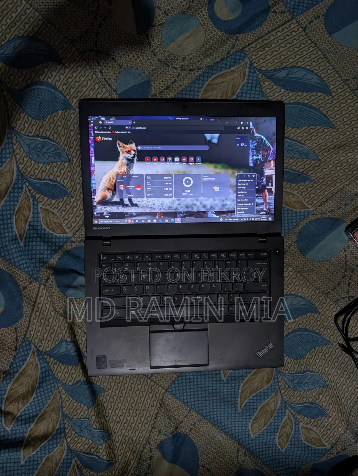 Laptop Lenovo ThinkPad T470 4GB Intel Core I5 SSD 128GB