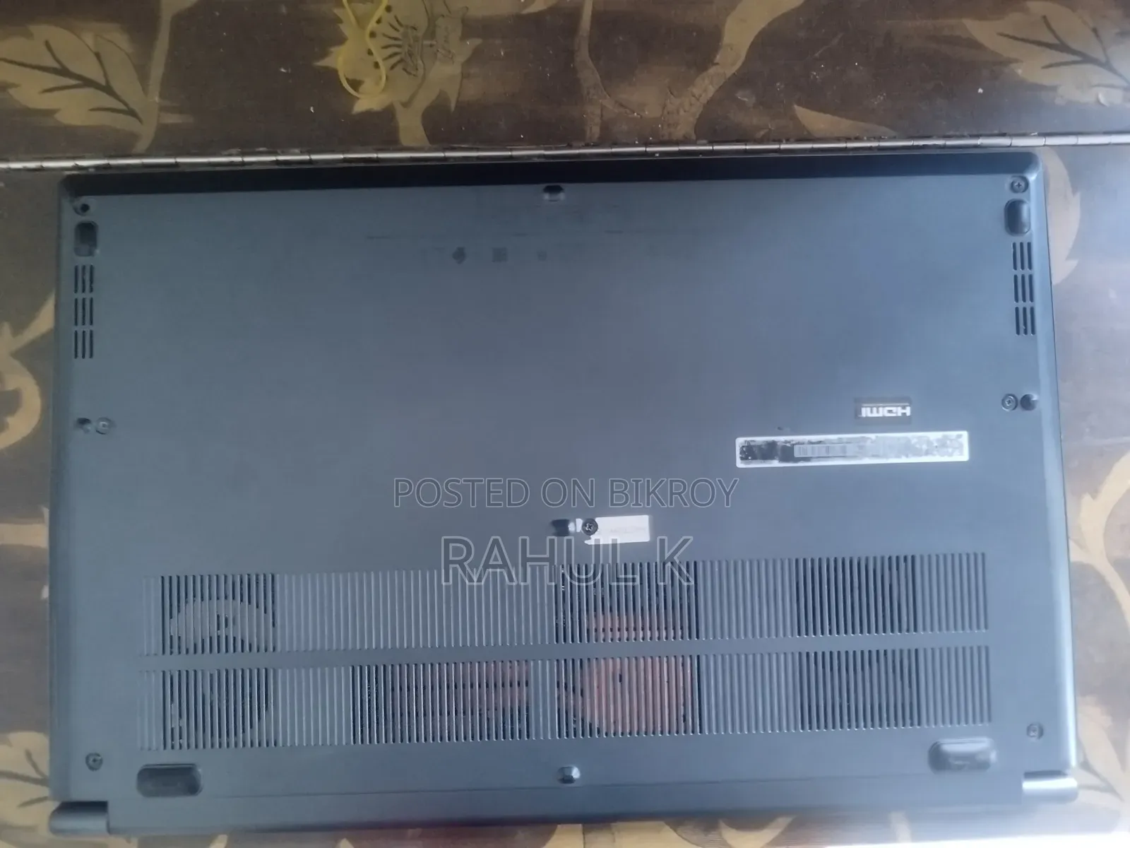New Laptop MSI Sword 15 8GB AMD Ryzen 5 HDD+SSD 512GB