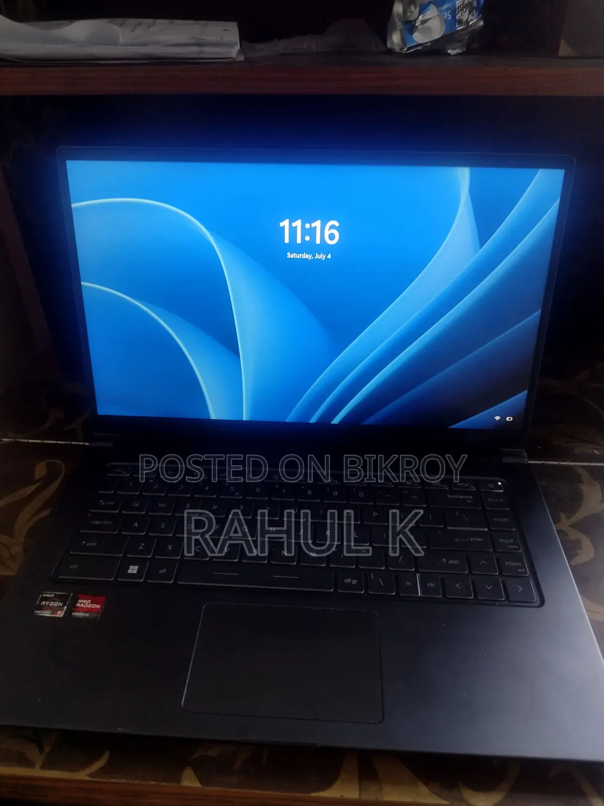 New Laptop MSI Sword 15 8GB AMD Ryzen 5 HDD+SSD 512GB