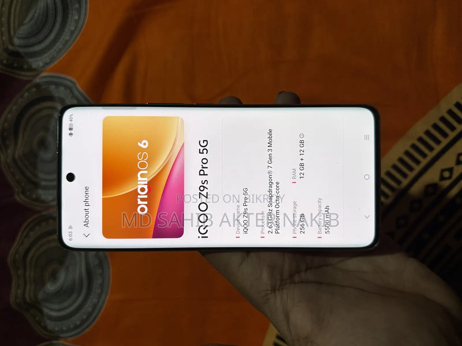New iQOO 256 GB Silver