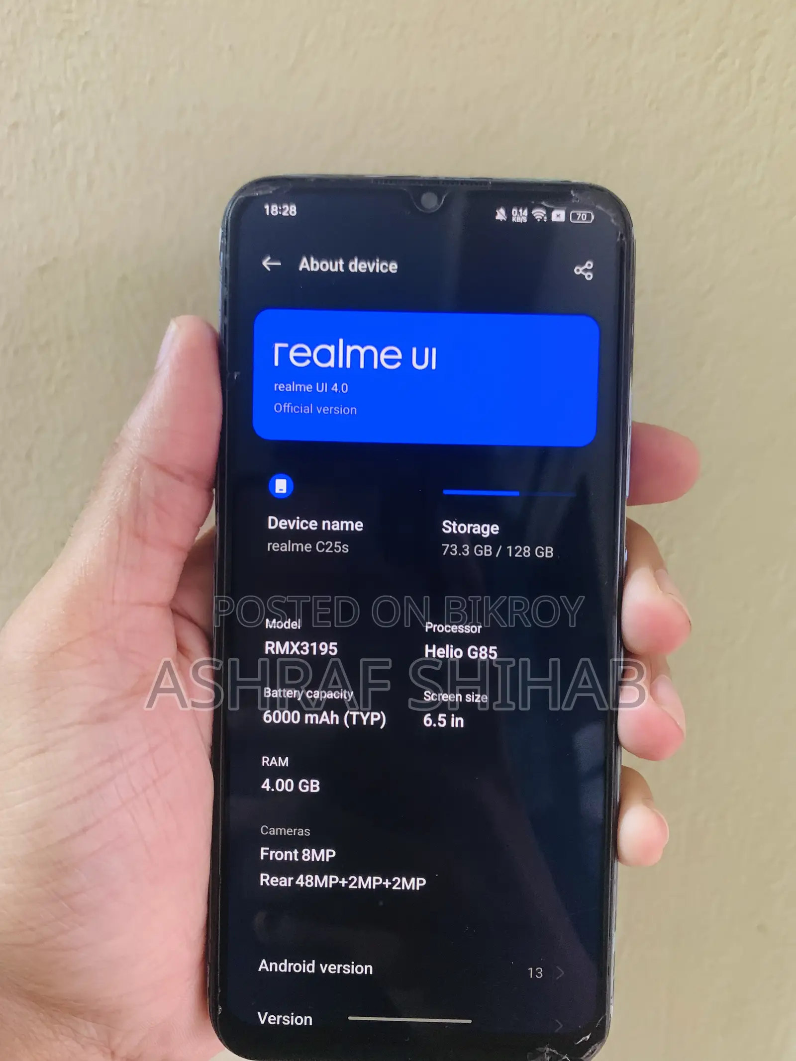 Realme C25s 128 GB Green