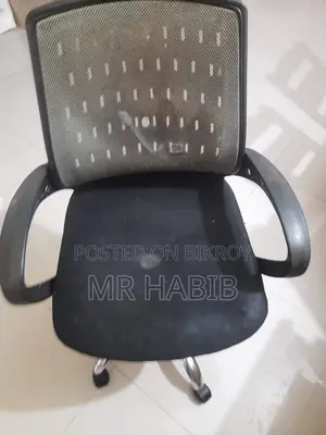2 Used Swivel Chairs for Sale—One with Broken Spring, One with Broken Leg