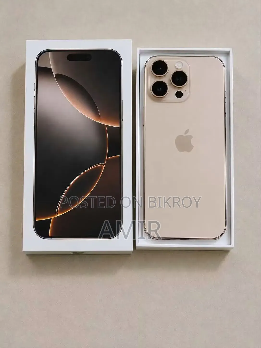New Apple iPhone 16 Pro Max 256 GB Gold