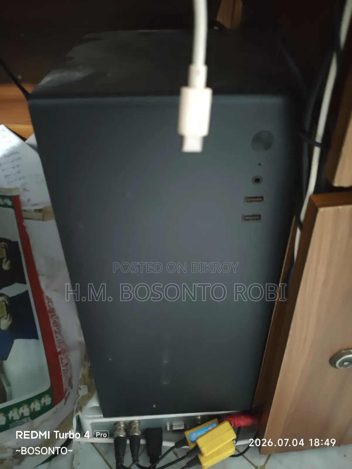 Desktop Computer MSI model 8GB AMD Ryzen 5 SSD 128GB