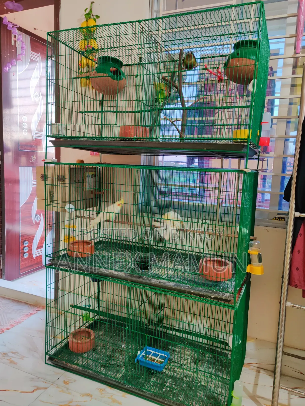 18/36 - 3 Cages (with tray) for sale