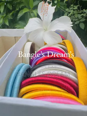Thread-wrapped bangles