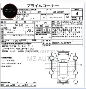 Toyota Noah 1.8 FWD Hybrid (7 seater) 2021 Pearl