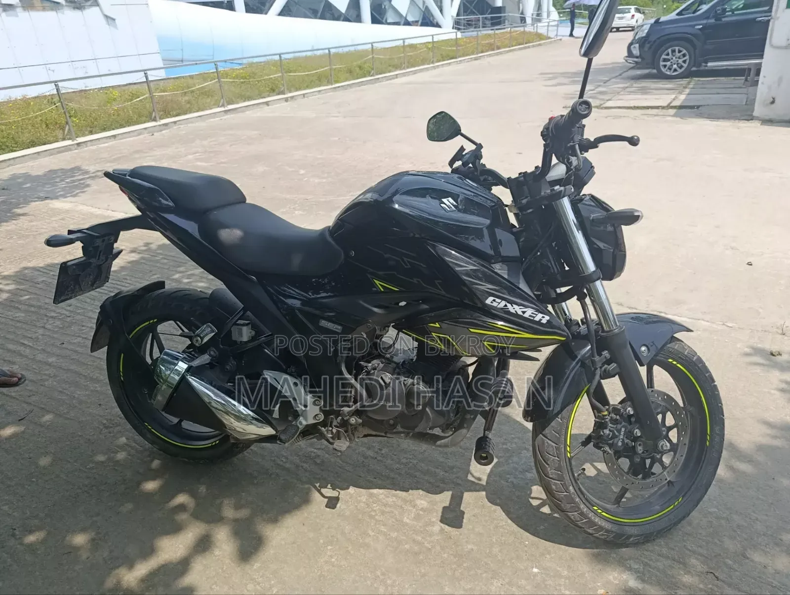 New Suzuki Gixxer SF FI 2024 Black