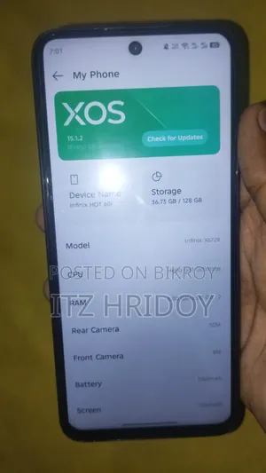 Infinix Hot 60i 128 GB Black