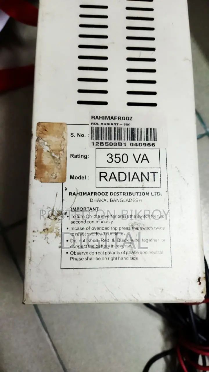 Rahimafrooz 350va Radiant Ips