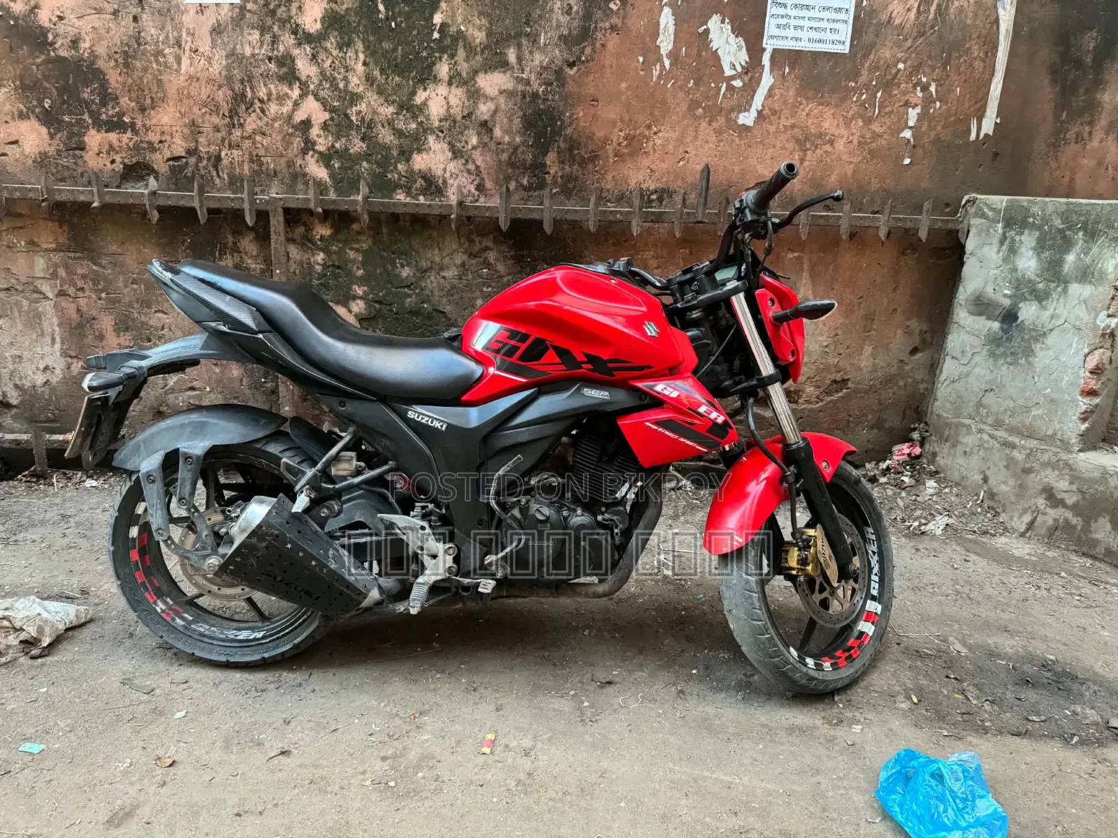 Suzuki Gixxer Monotone 2018 Red