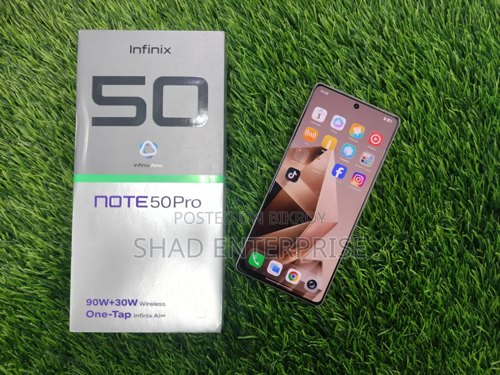 ইনফিনিক্স নোট ৫০ প্রো ২৫৬ জিবি সিলভার