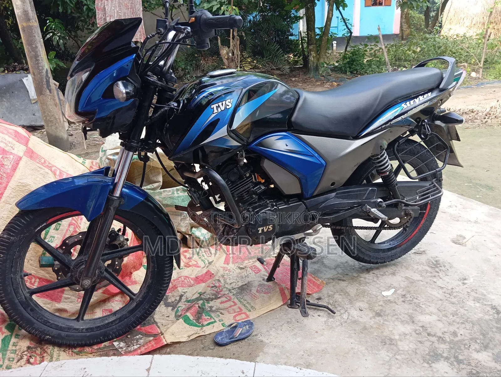 TVS Stryker 125 2021 Blue