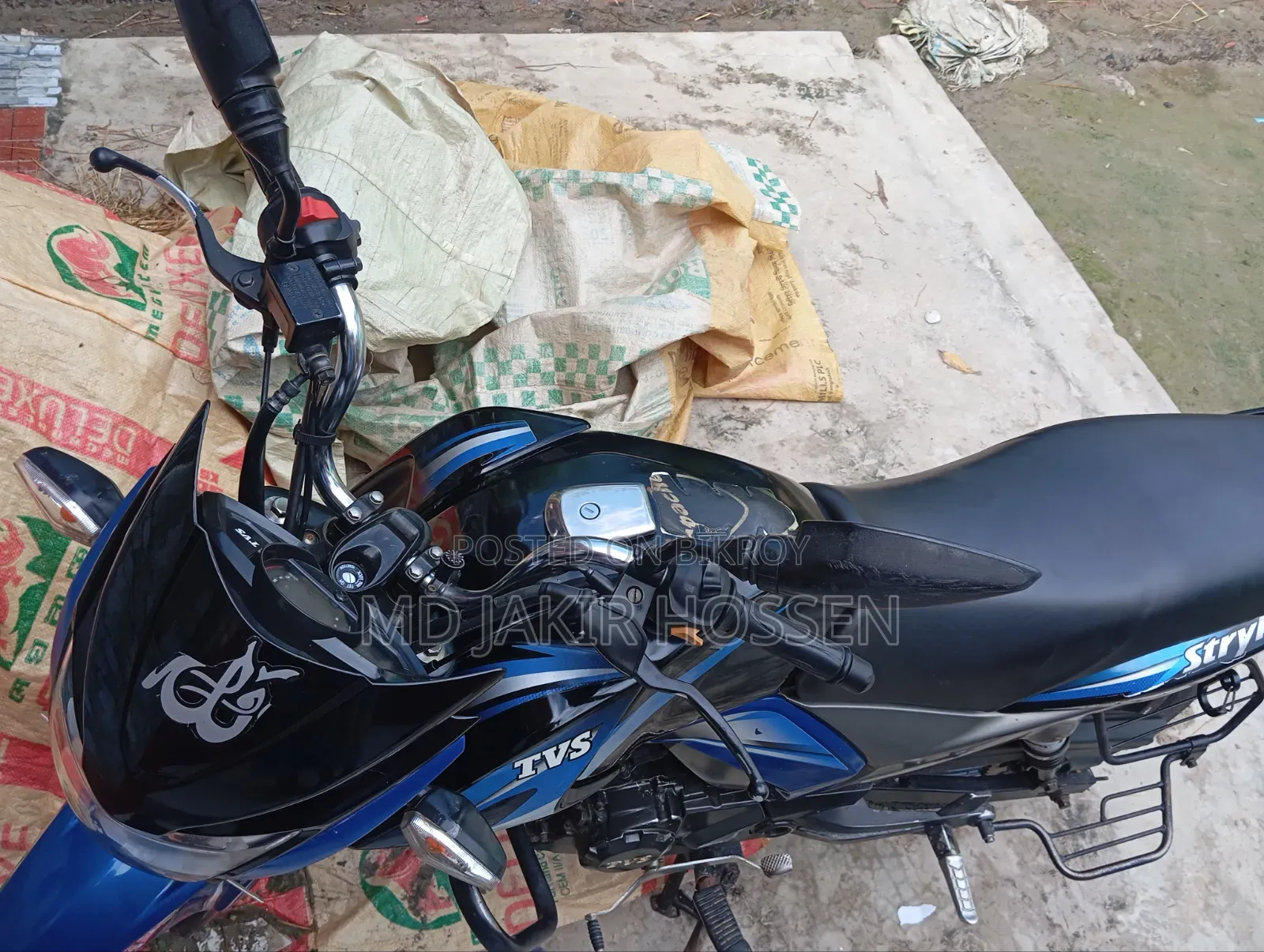 TVS Stryker 125 2021 Blue