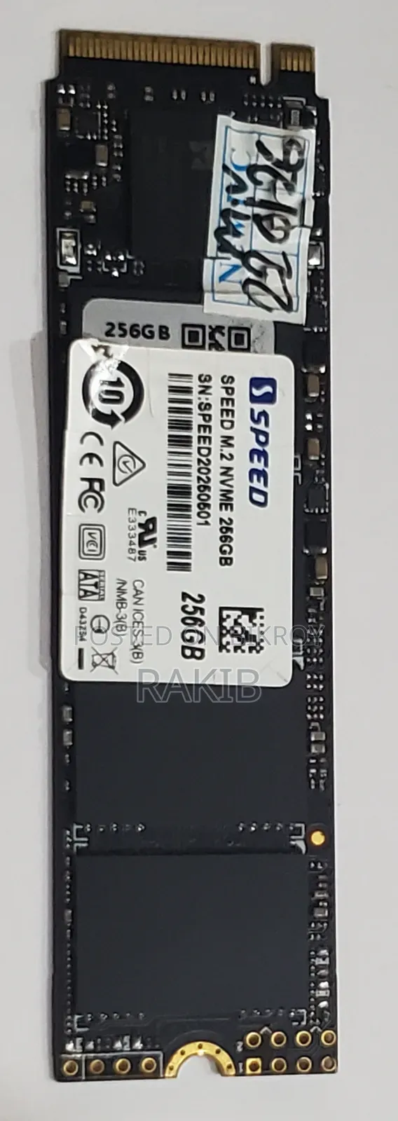 256GB M.2 NVMe SSD 2.5 Years Warranty