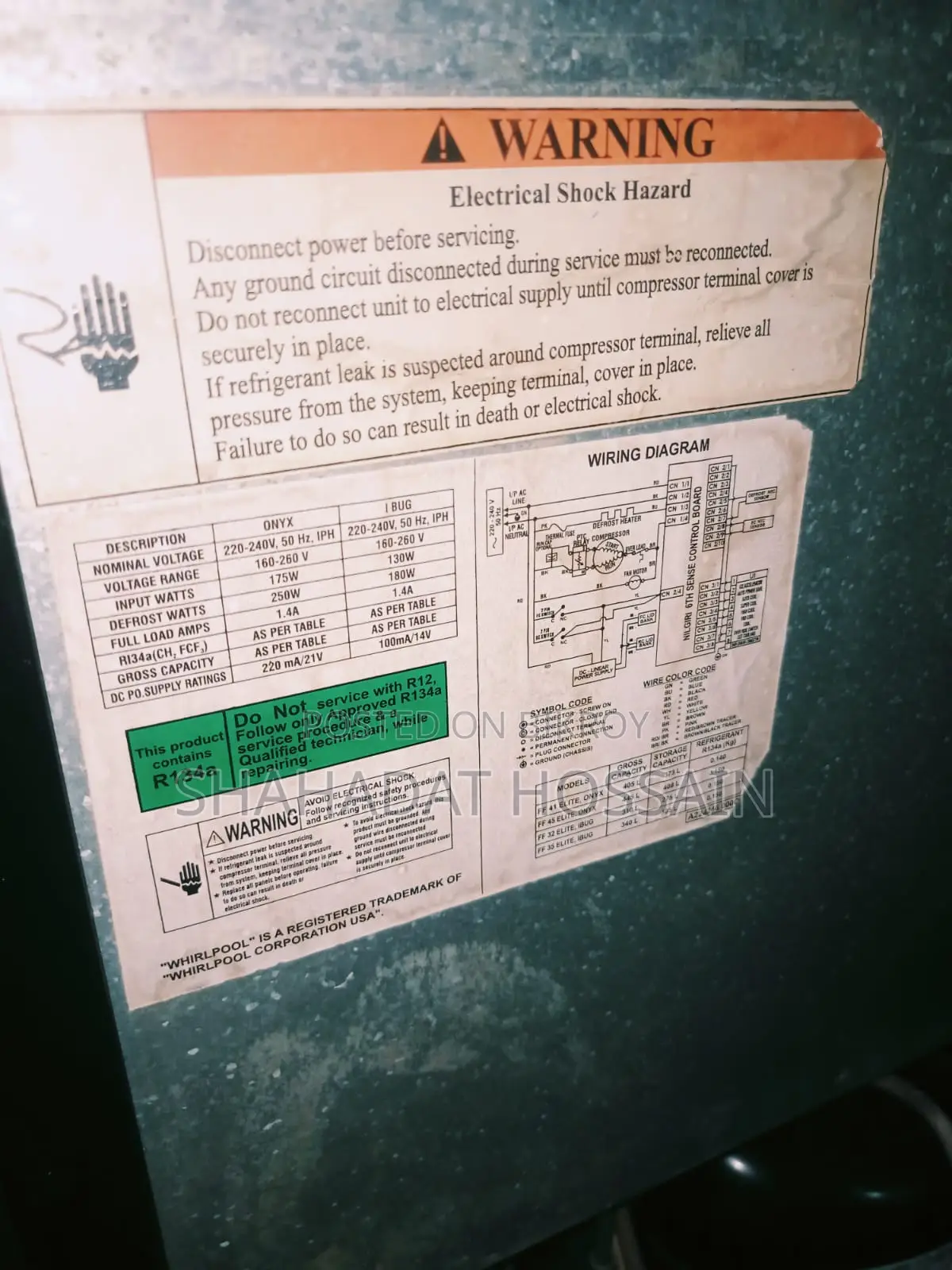 Whirlpool Professional Refrigerator (Used) – খুব ভালো কন্ডিশন