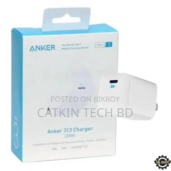 Anker ফাস্ট চার্জিং পিডি অ্যাডাপ্টার ৩১৩ ৩০ ওয়াট