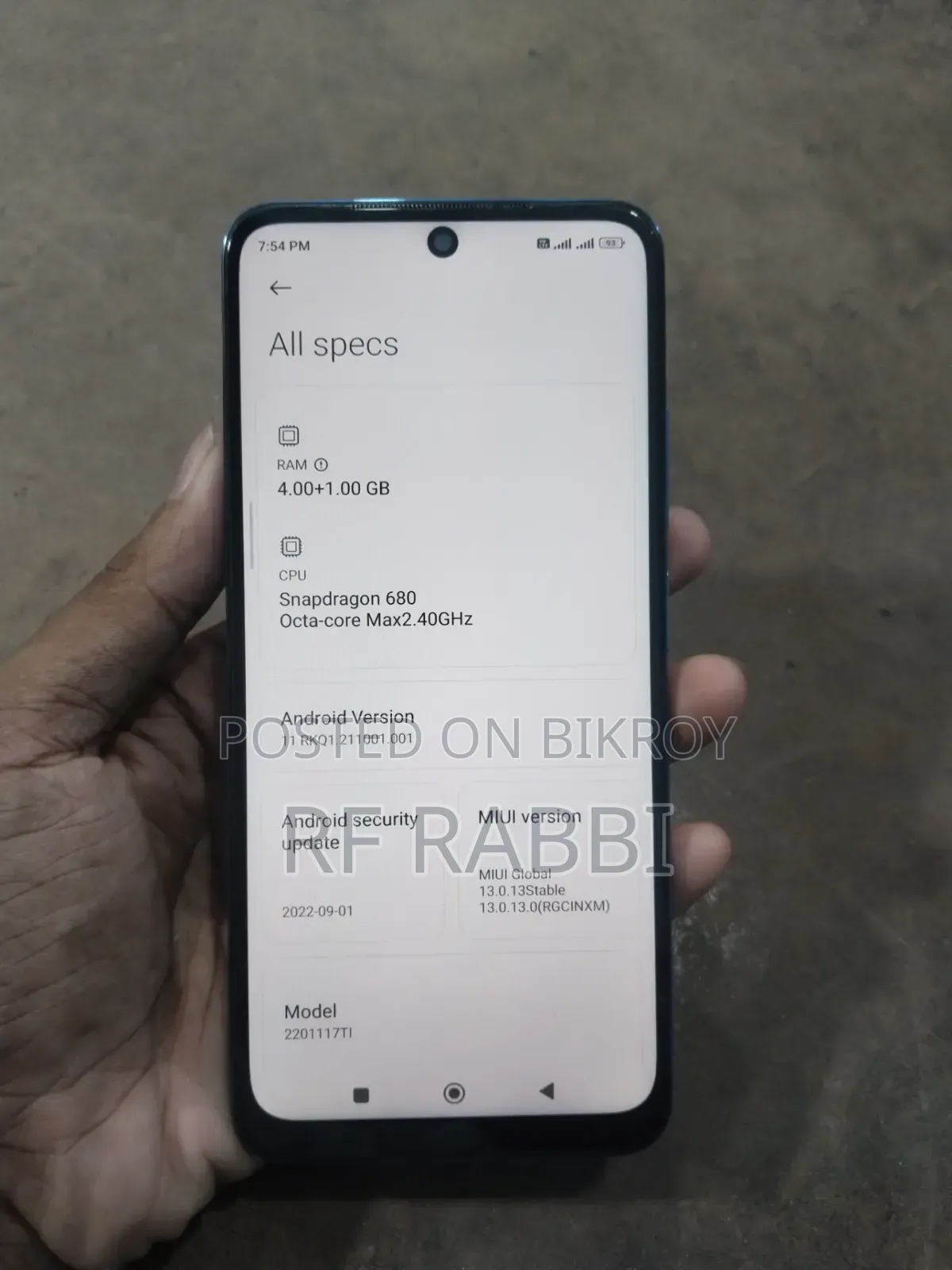Xiaomi Redmi Note 11 64 GB Blue