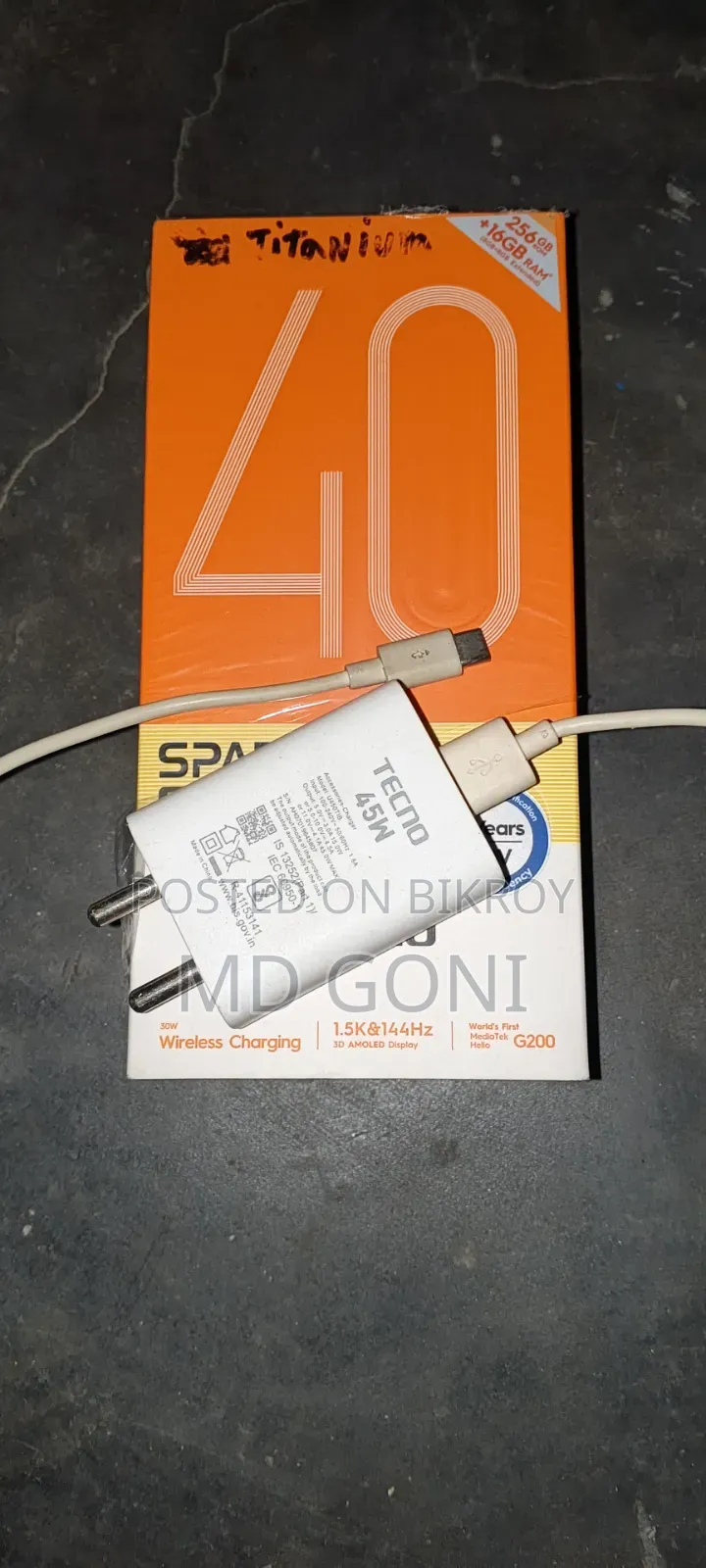 Tecno Spark 40 Pro+ 256 GB