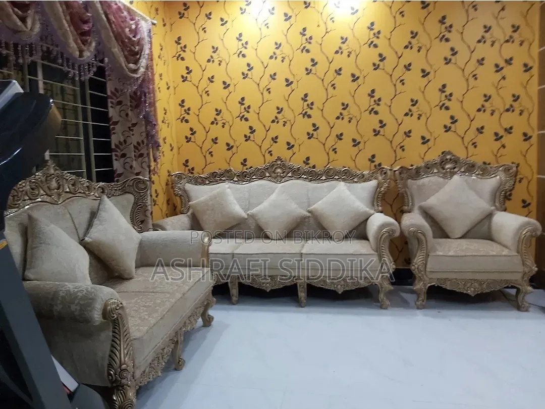 Victorian Sofa Set (Original Teak Wood)