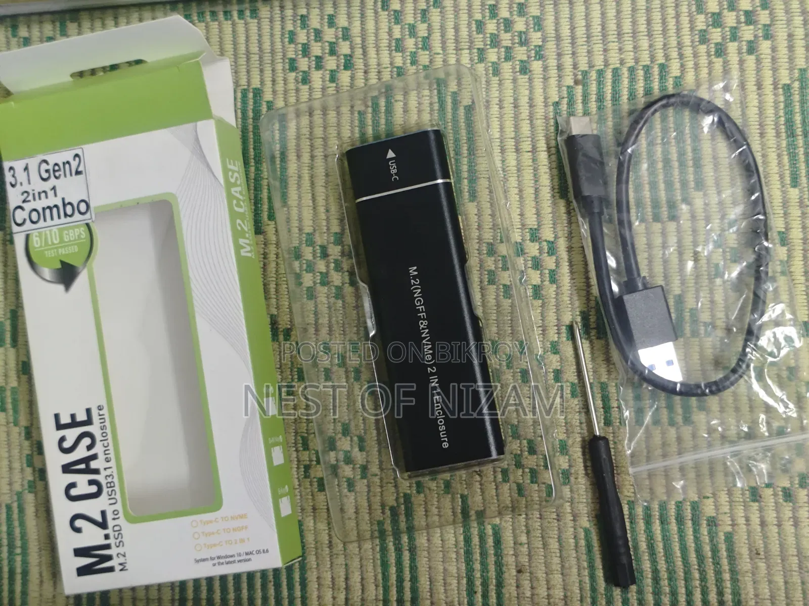 SSD Enclosure With Type C OTG Cable