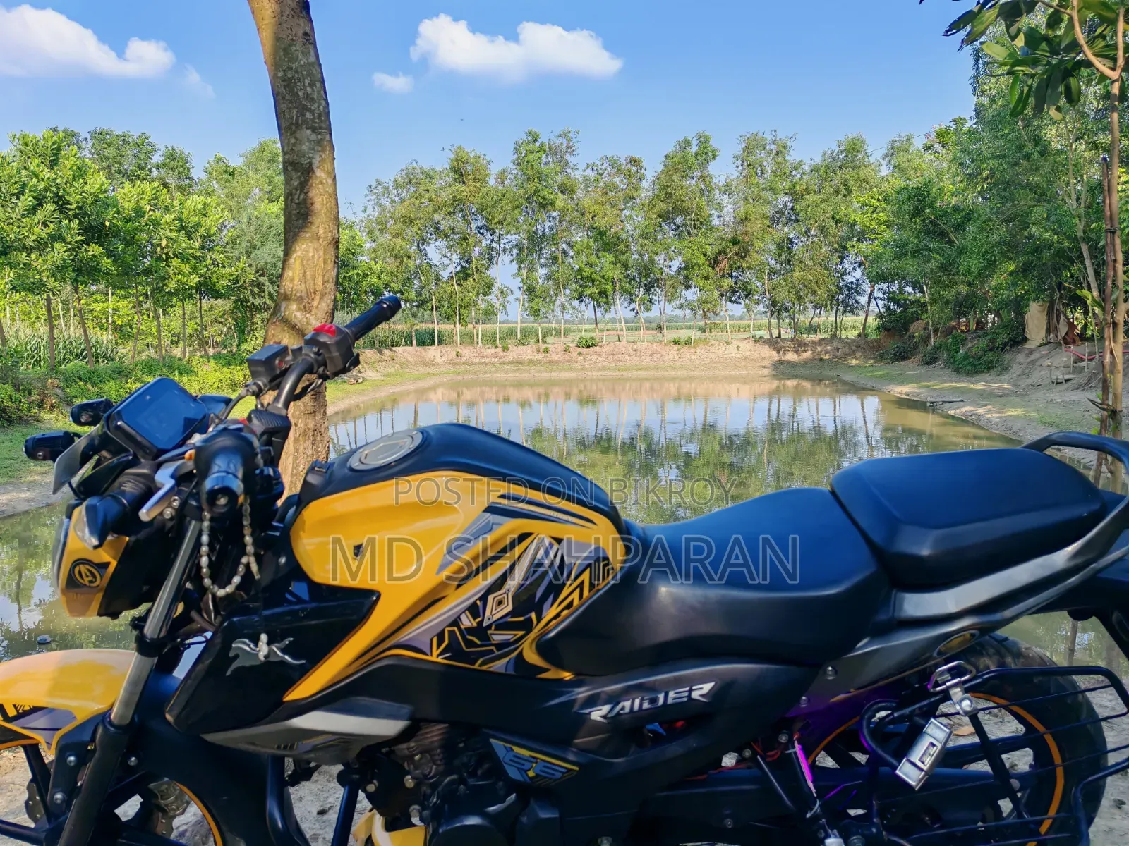 TVS Raider 125 2024 Yellow