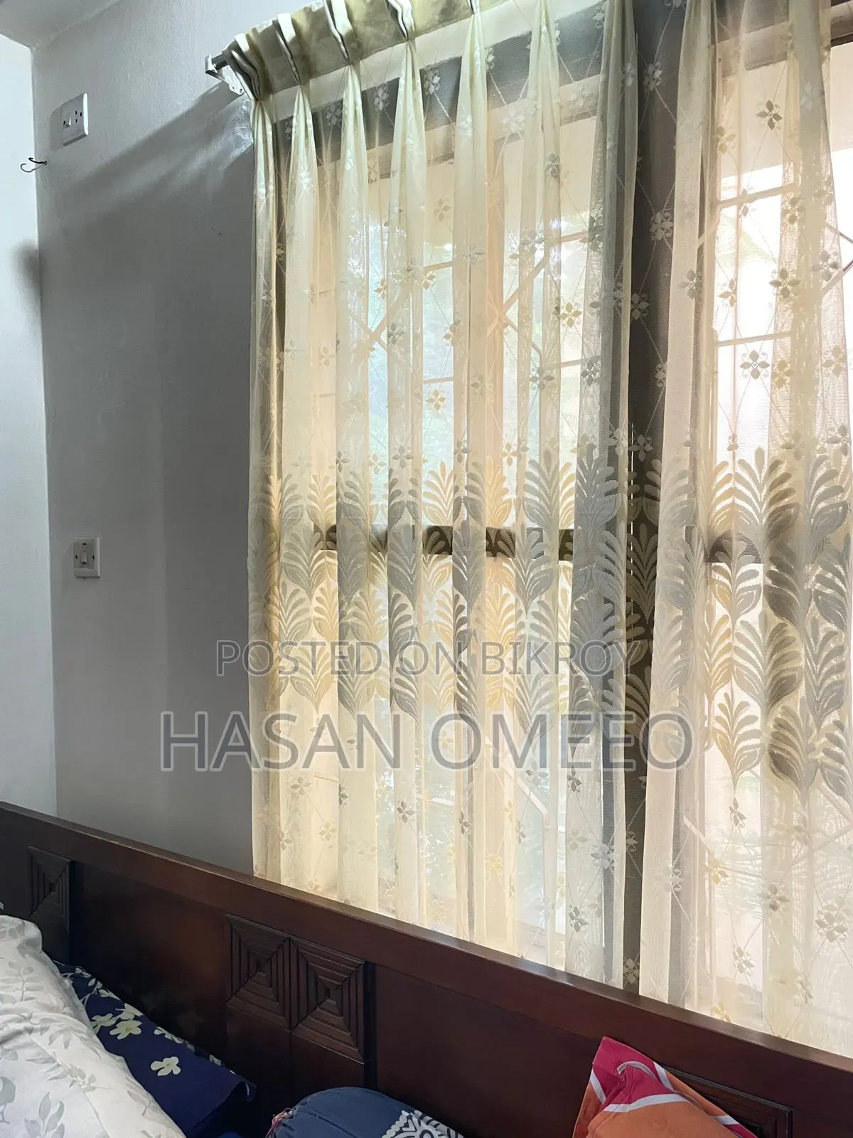 Beautiful Net Curtain White Color