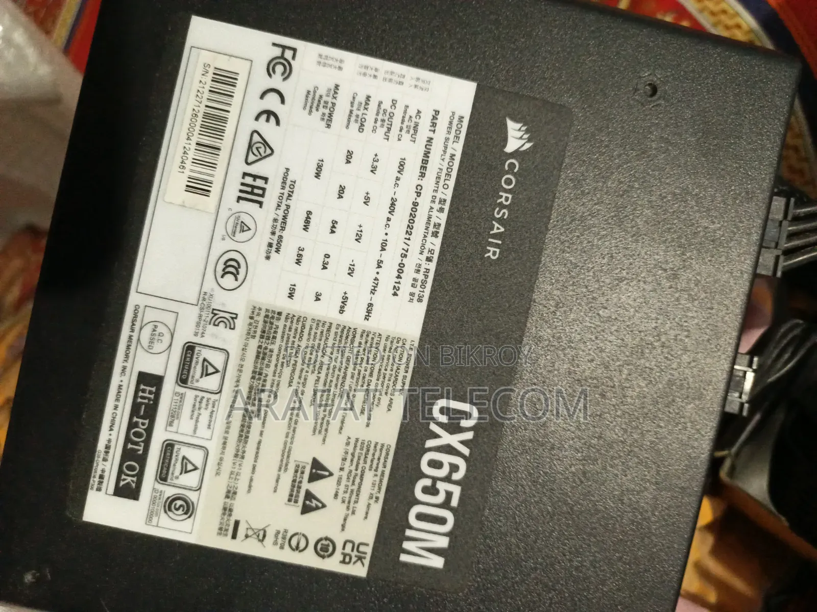 Corsair Cv Series Cv650