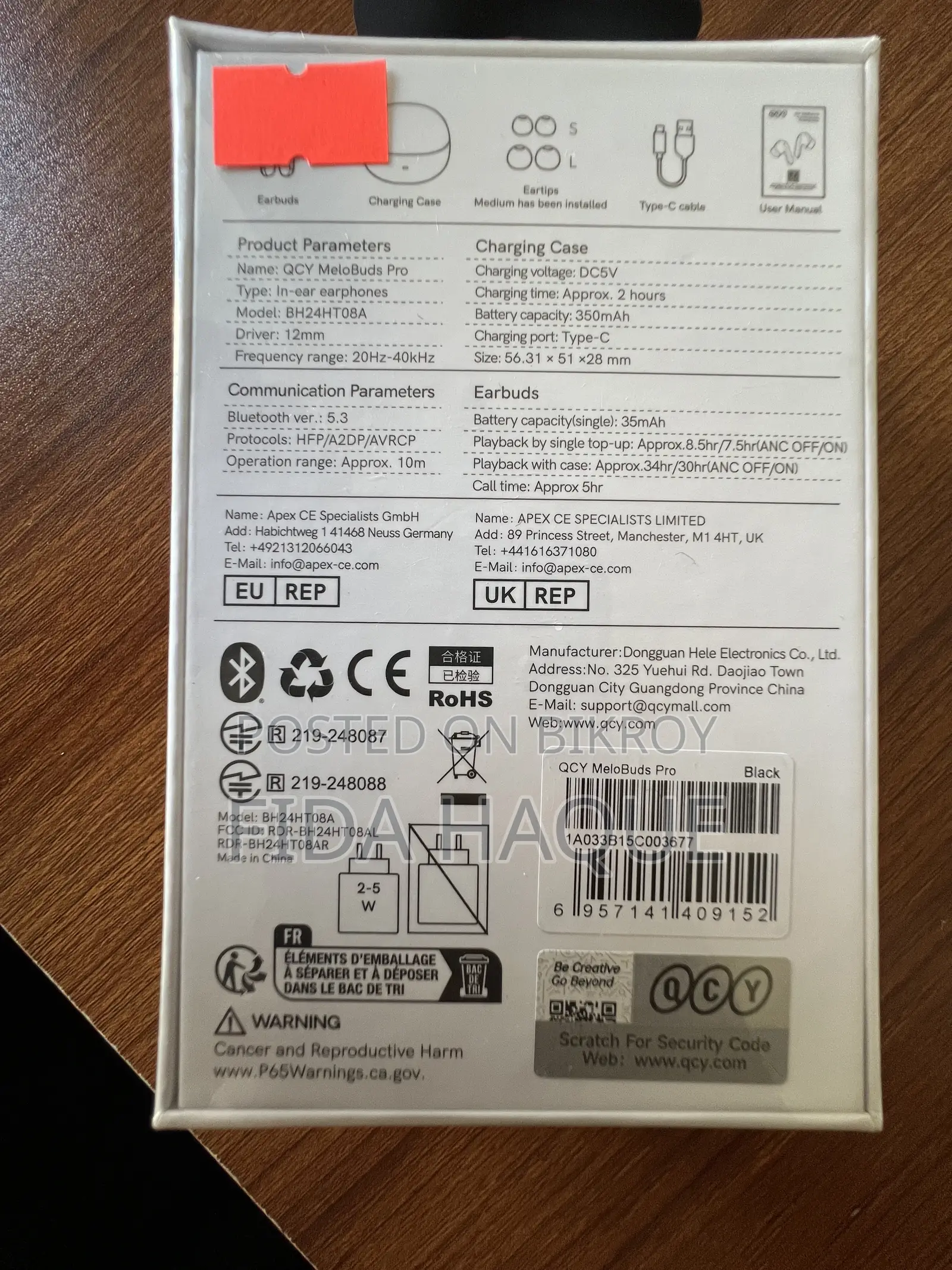 Qcy Melobuds Pro(Intact)