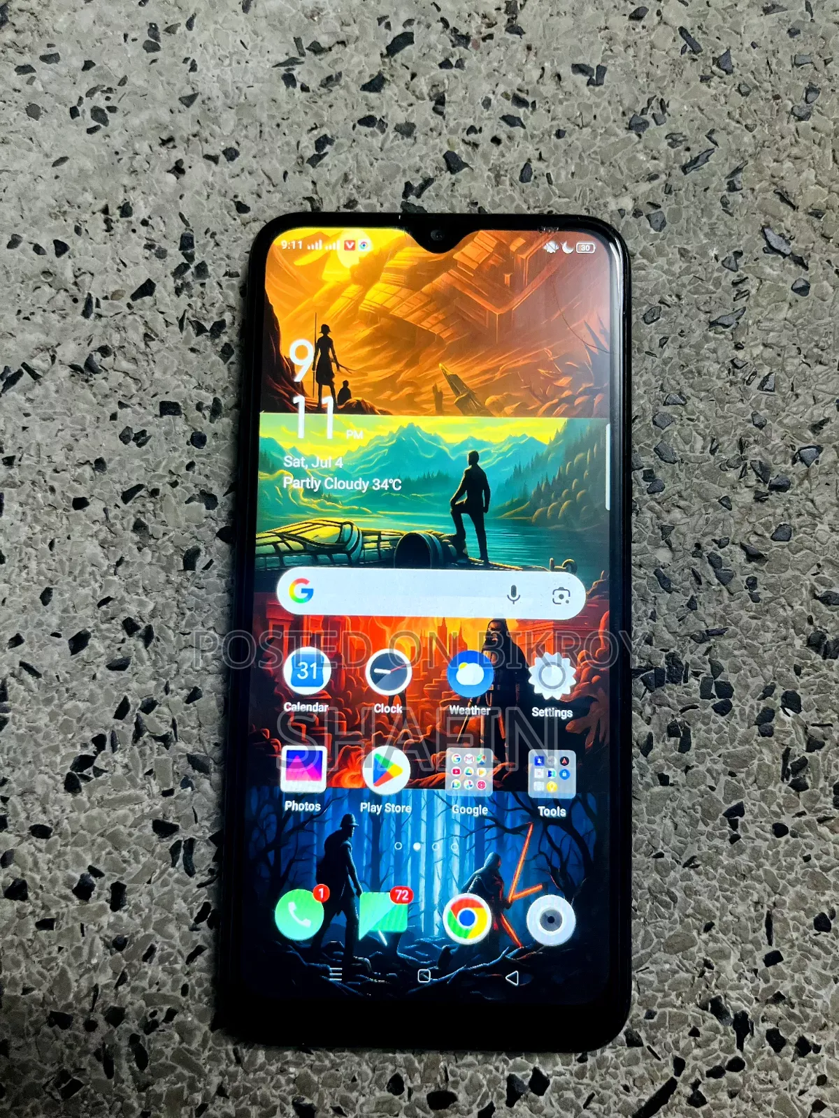 Oppo A1k 32 GB Black