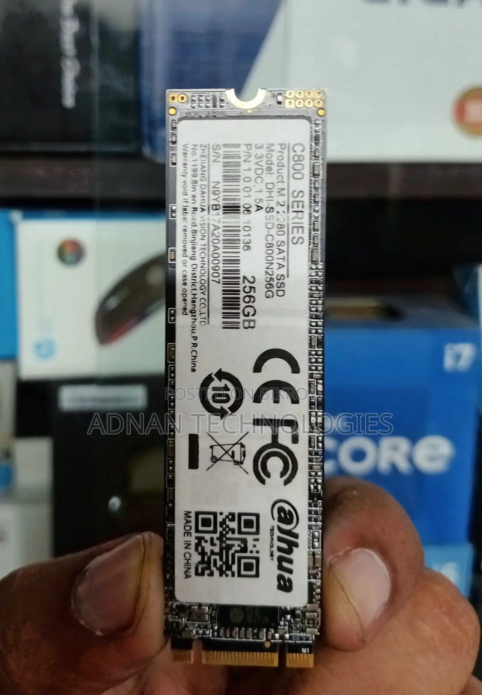 Dahua C800 256GB M.2 SATA III (6GB/s) SSD | High-Speed Storage