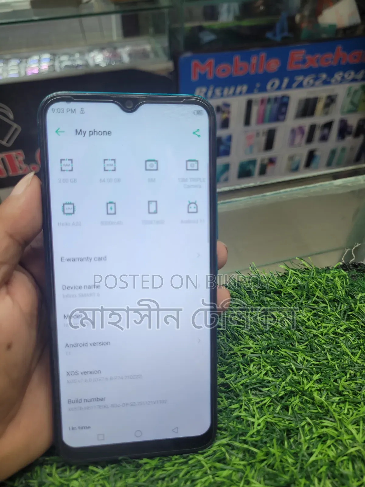 Infinix Smart 6 32 GB Blue
