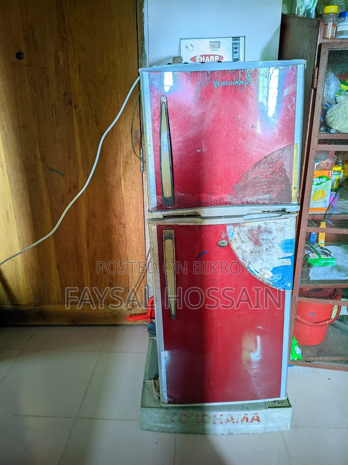 Yokohama 8.5 CFT refrigerator for sale.