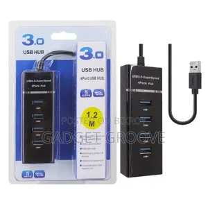 USB 3.0 4-Port USB 3.0 Hub for PC Laptop Tablet