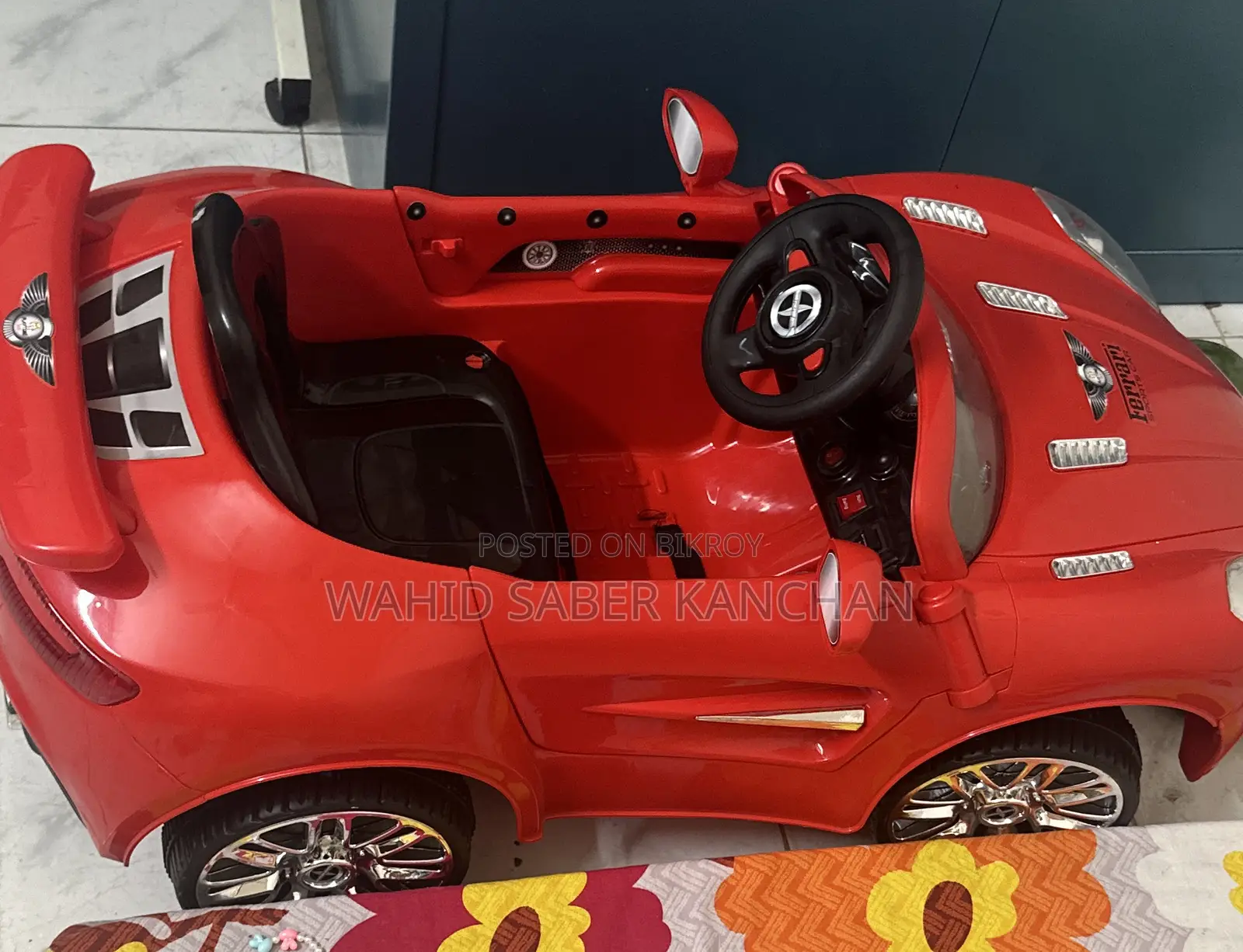 Ferrari Toy Car, Chargeable, Fresh Condition
