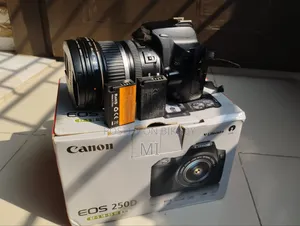 Canon 250d Camera With 18/55 Kit Lens