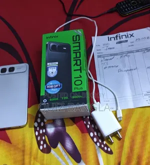 New Infinix Smart 10 Plus 128 GB White
