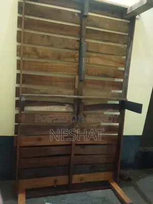 A wooden stool