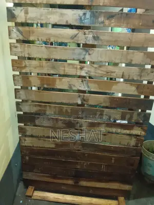 A wooden stool