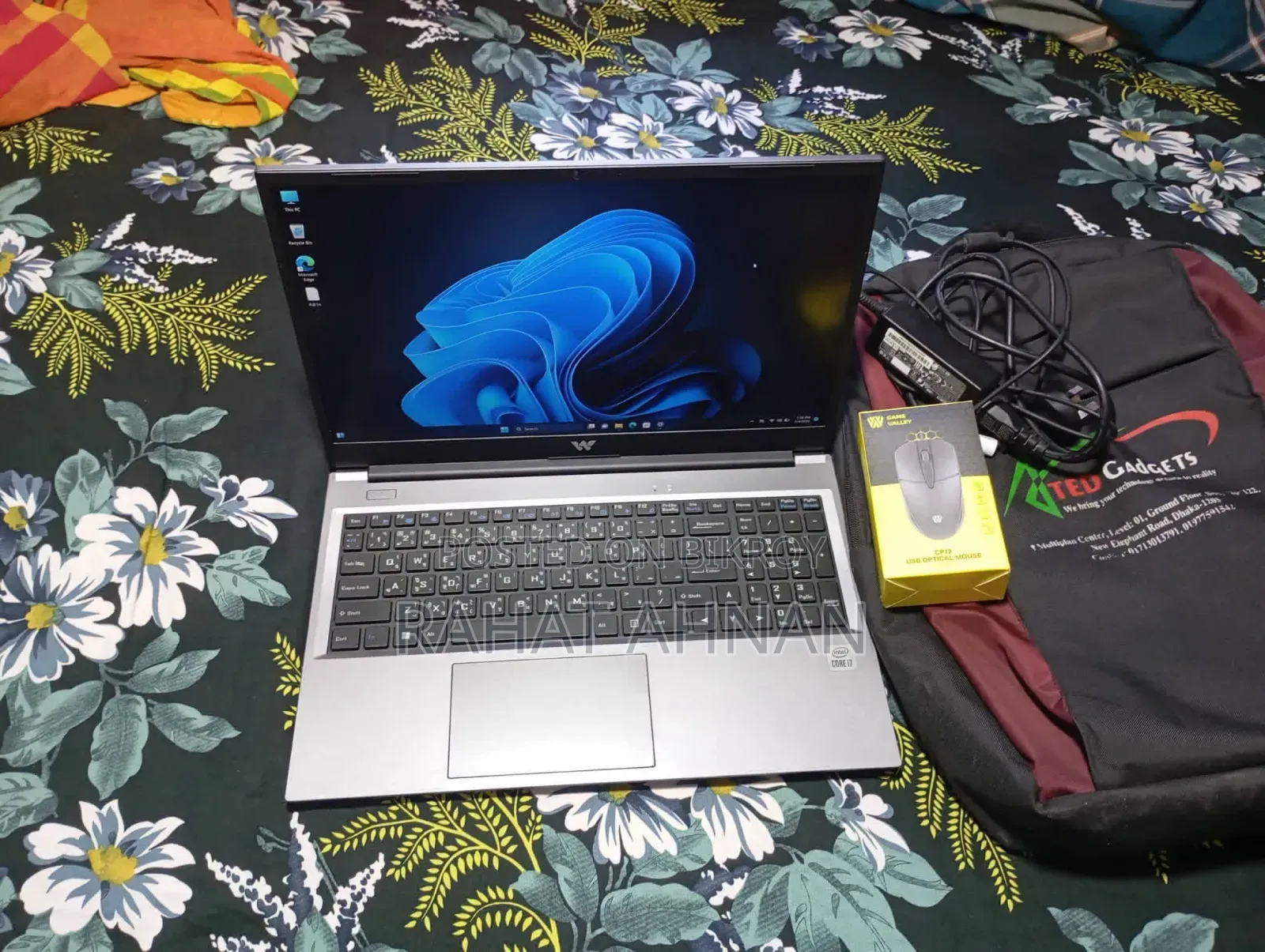 ল্যাপটপ ৮জিবি ইন্টেল কোর আই৭ এসএসডি ১২৮জিবি