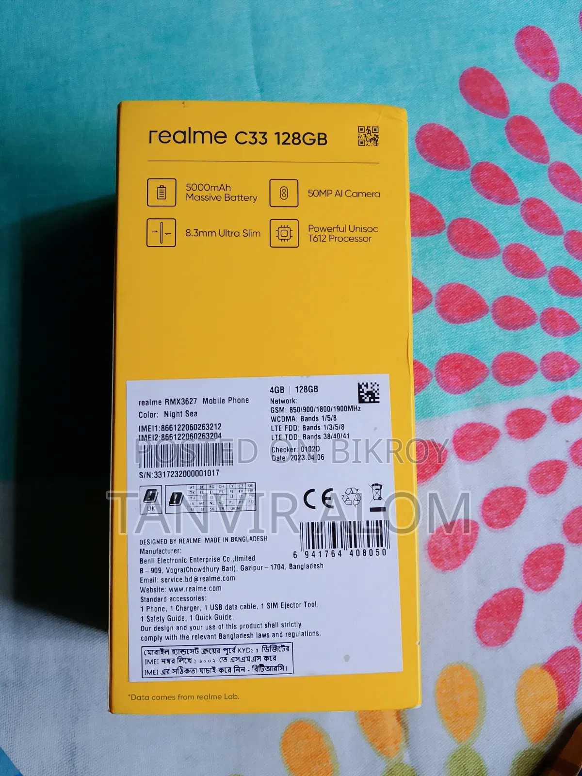 Realme C33 128 GB Black