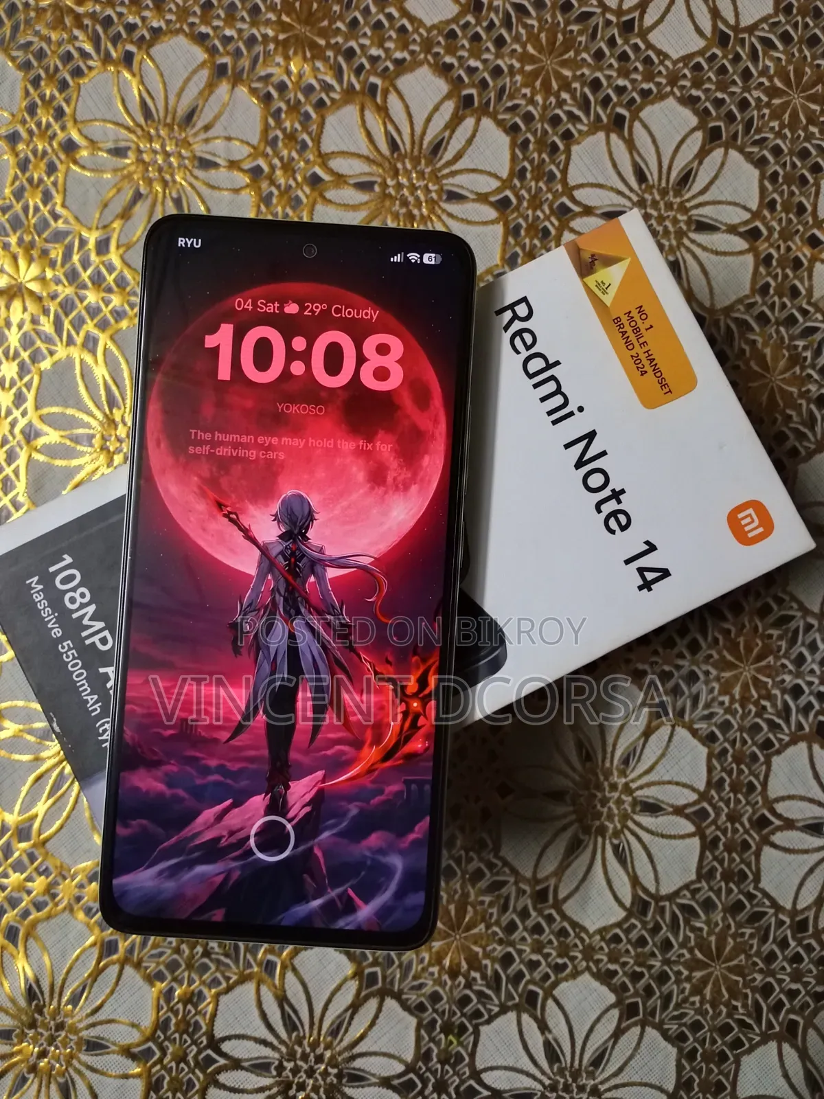 নতুন Xiaomi Redmi Note 14 4G 128 GB Red