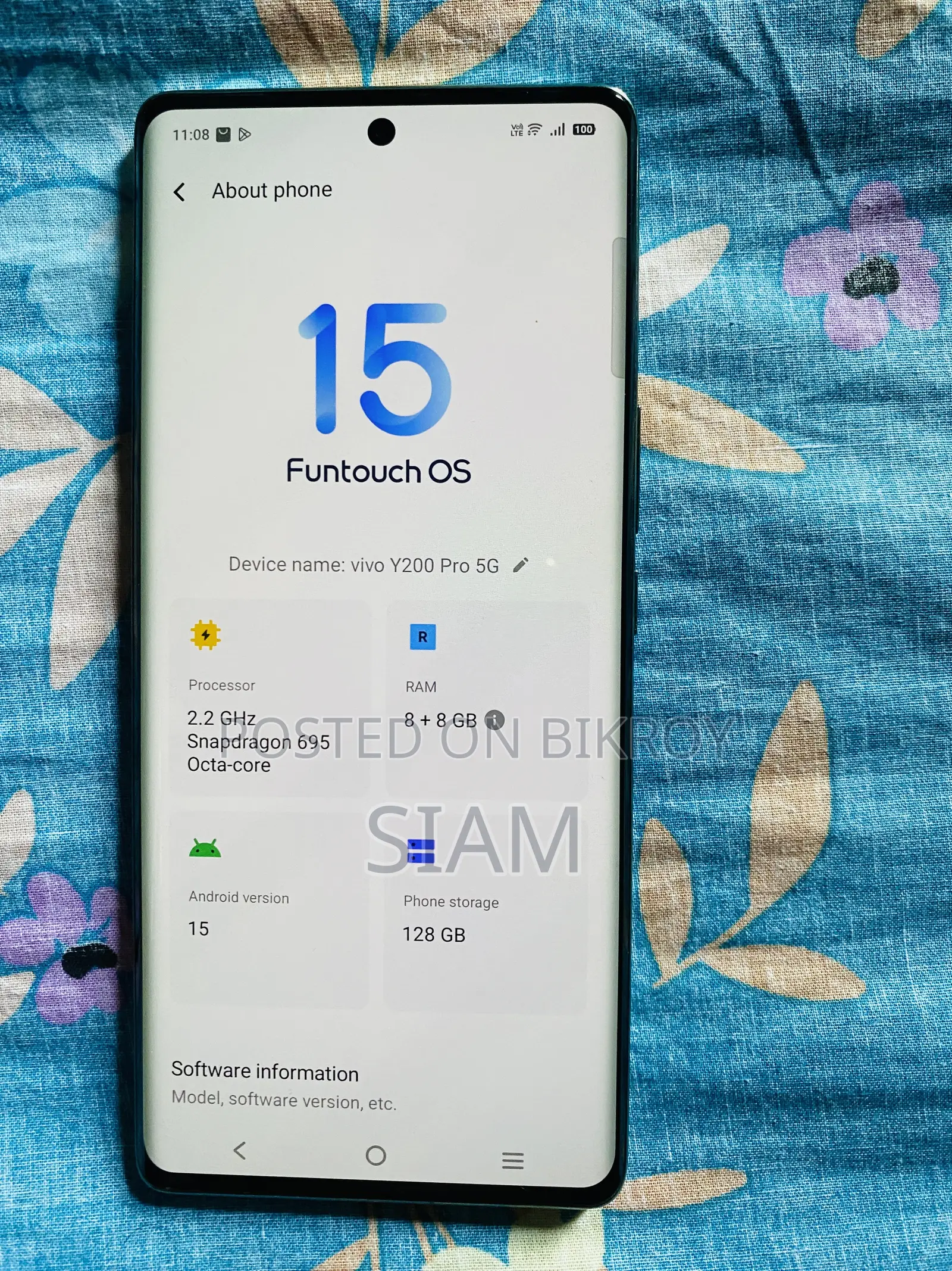 Vivo Y200 128 GB Gold