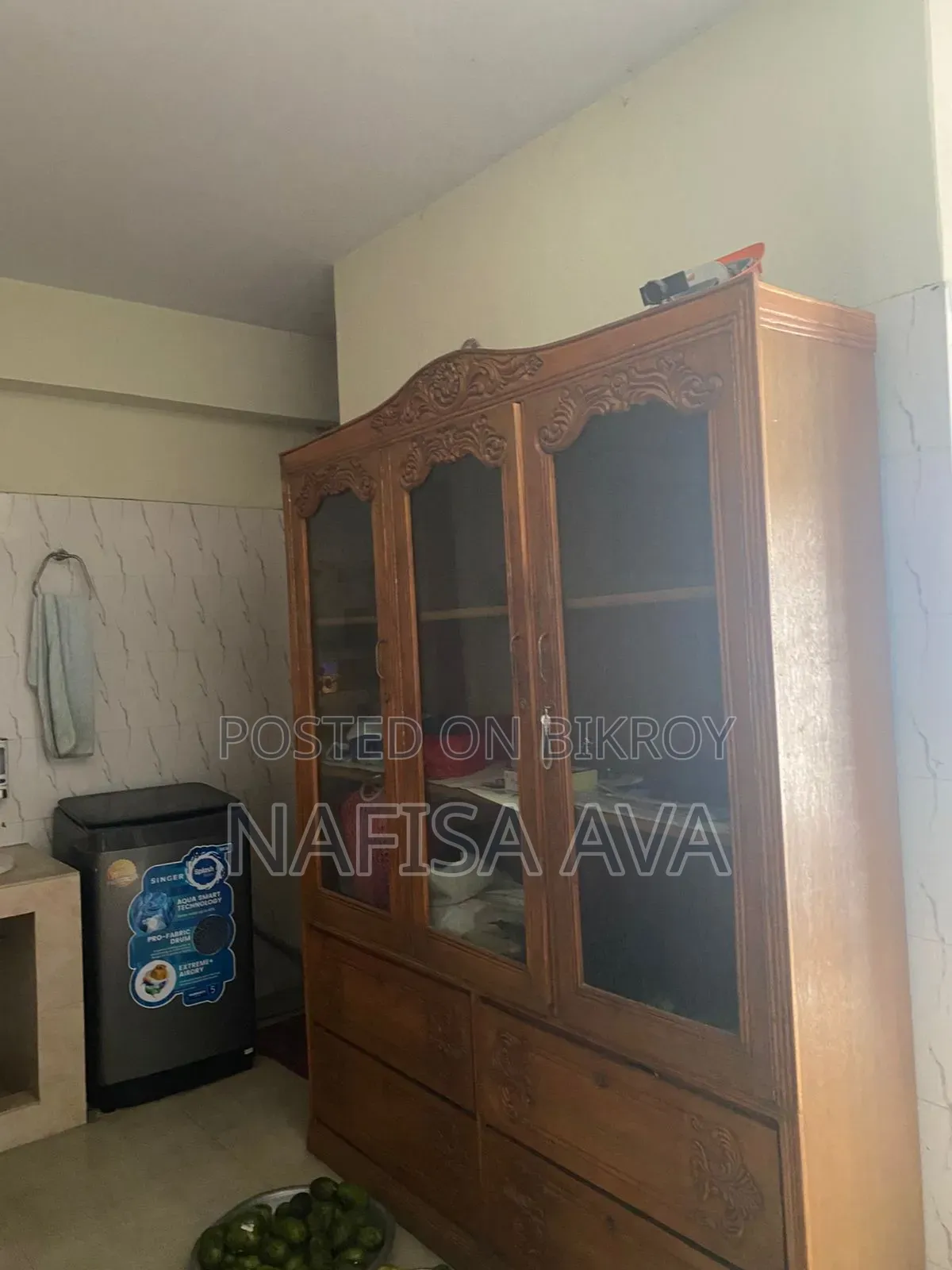 Teak Wood Showcase