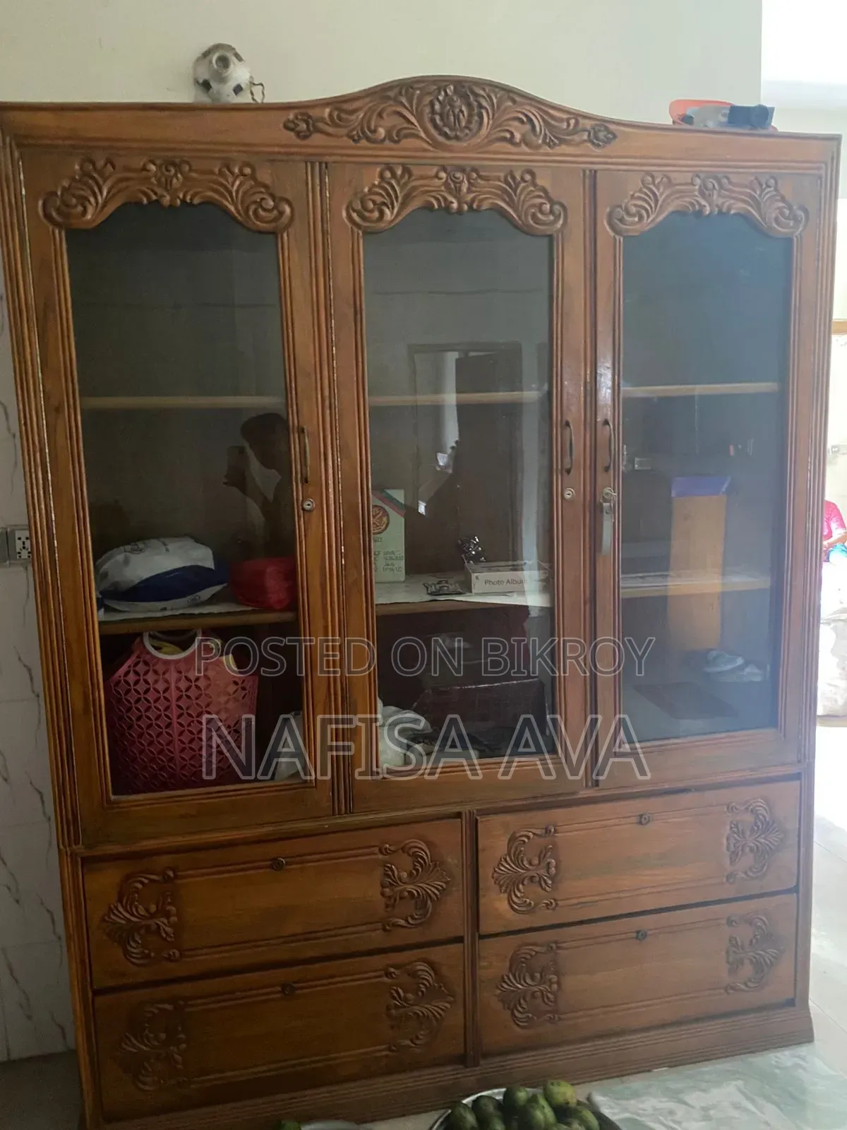 Teak Wood Showcase