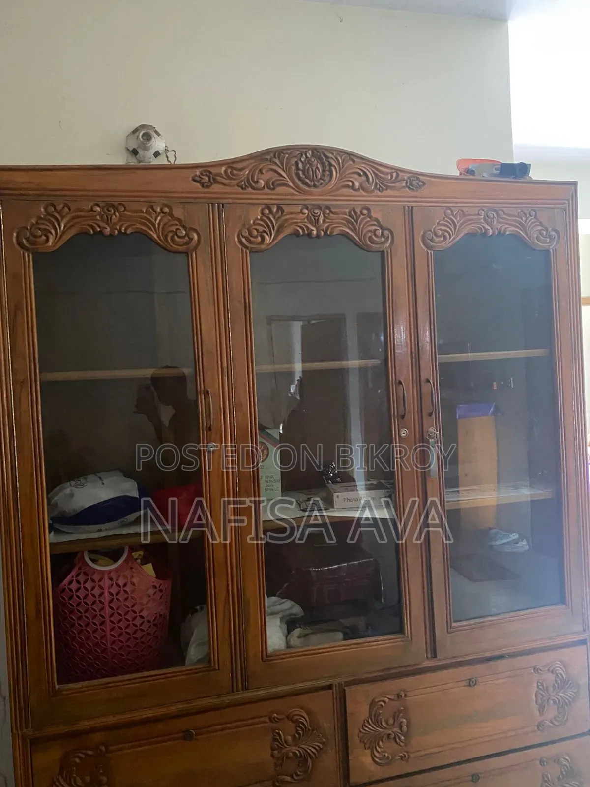 Teak Wood Showcase