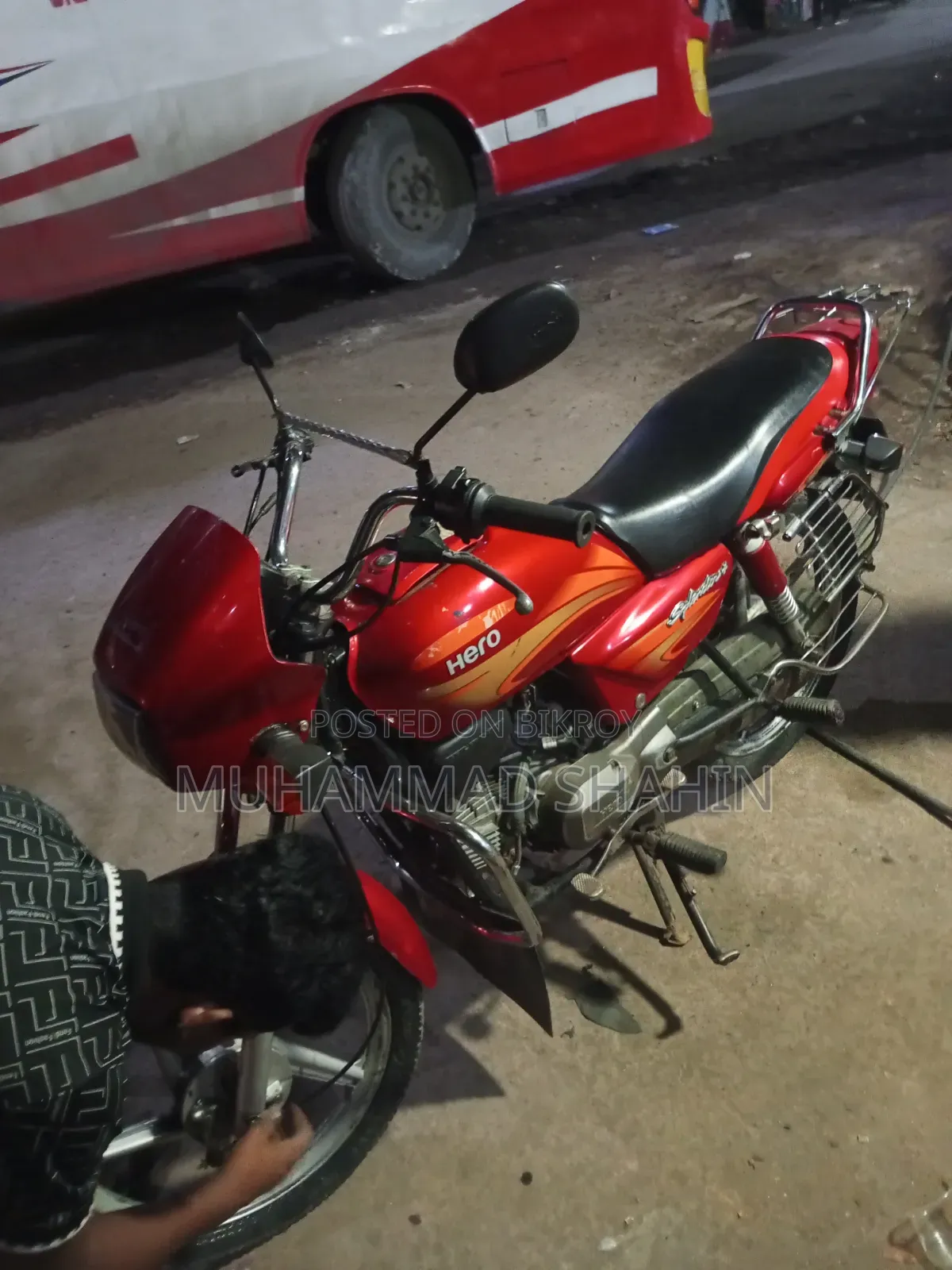 New Hero Splendor Plus 2015 Red