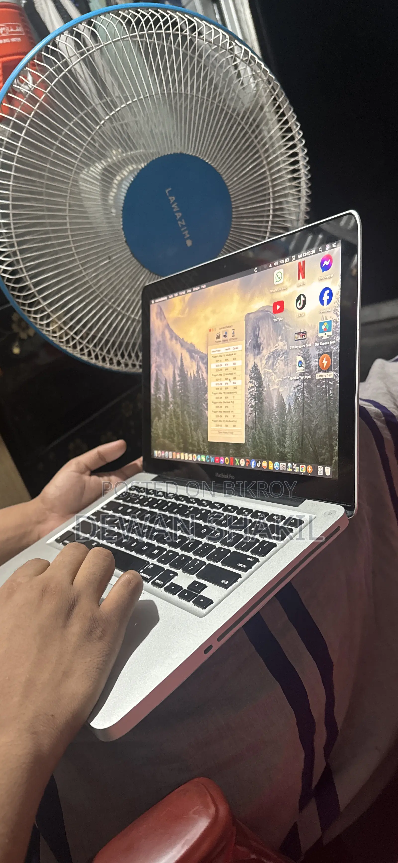 Laptop Apple MacBook Pro 2012 8GB Intel Core I5 SSD 512GB