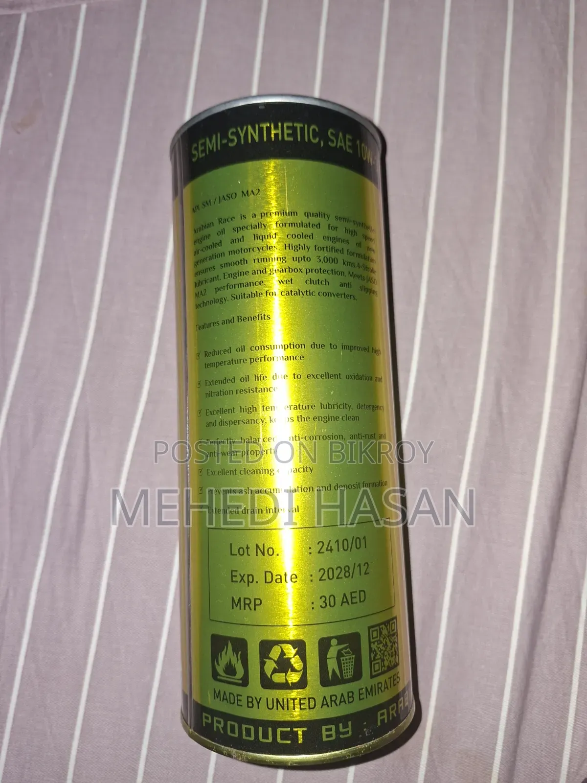 Arbian Engine Oil