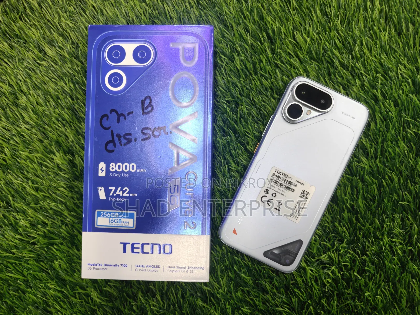 Tecno Pova Curve 2 256 GB Silver